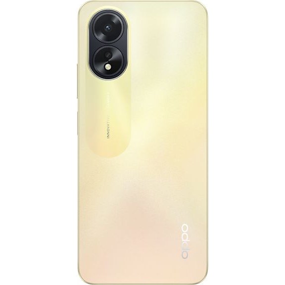 OPPO A38 Smartphone, 128/4 GB, Glowing Gold