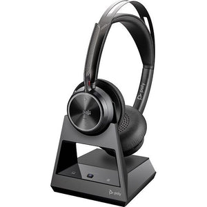 Poly Voyager Focus 2 Bluetooth Headset with Charging Stand, Microsoft Teams Certified