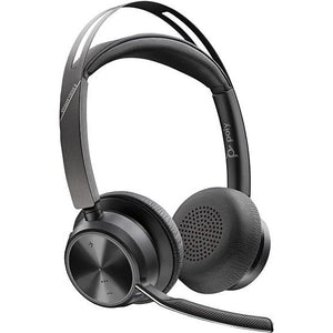 Poly Voyager Focus 2 Bluetooth Headset with Charging Stand, Microsoft Teams Certified