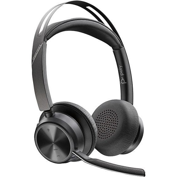 Poly Voyager Focus 2 Bluetooth Headset with Charging Stand, Microsoft Teams Certified