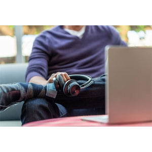 Poly Voyager Focus 2 Bluetooth Headset with Charging Stand, Microsoft Teams Certified