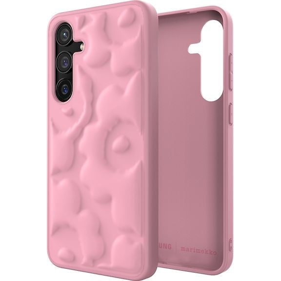 Samsung x Marimekko Embossed Case, Samsung Galaxy S24+, Pink