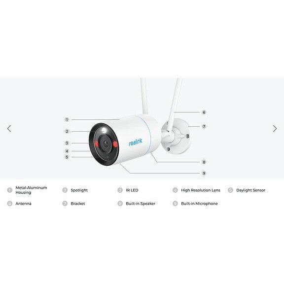 Reolink RLC-810WA Security Camera for Outdoor and Indoor Use