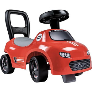 Smoby Kids 2-in-1 Ride-On Car, Red