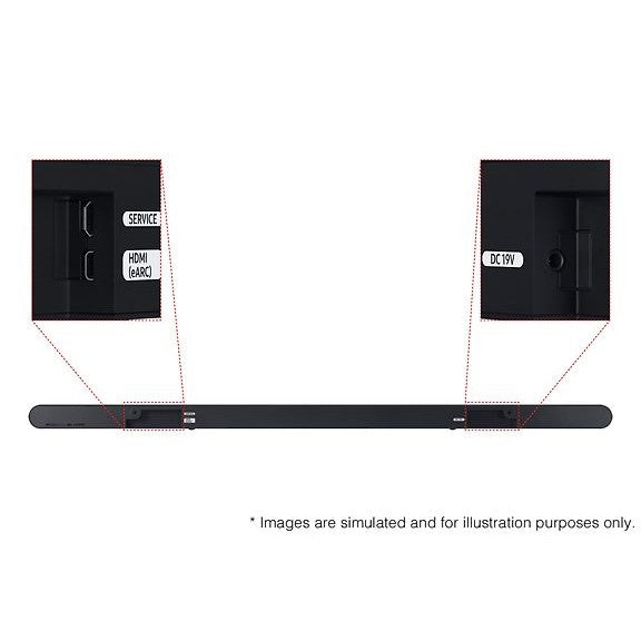 Samsung HW-S700D 3.1 Dolby Atmos Soundbar Sound System, Black