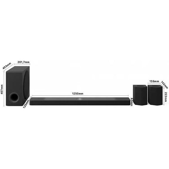 LG S95TR 9.1.5 Soundbar Dolby Atmos Sound System