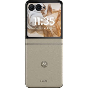 Motorola Razr 50 5G Phone, 256/8 GB, Beach Sand