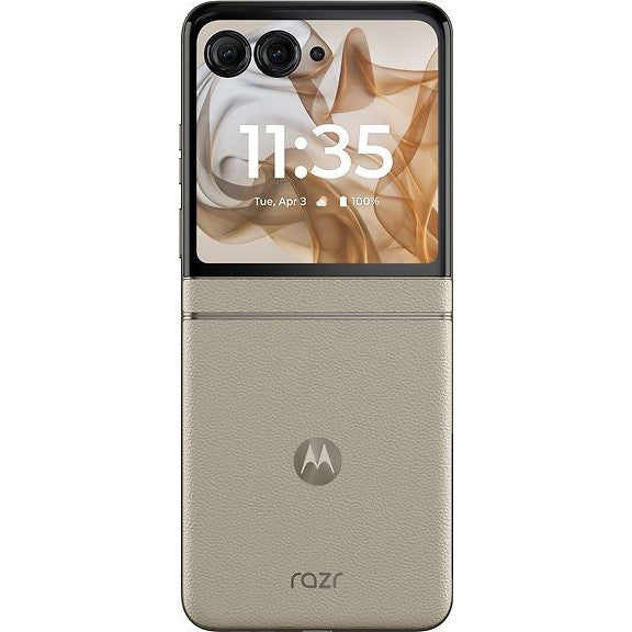Motorola Razr 50 5G Phone, 256/8 GB, Beach Sand