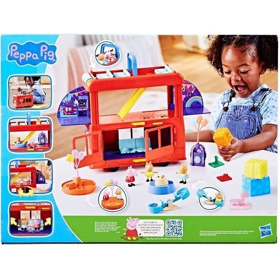 Peppa Pig 2-in-1 Party Bus Playset