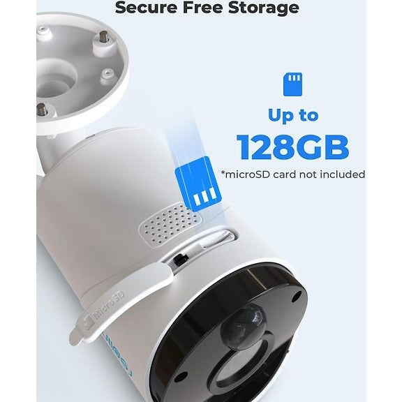Reolink Argus Eco 3MP AI Surveillance Camera for Outdoor and Indoor Use, USB-C