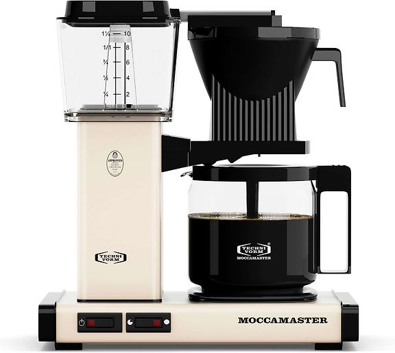 Moccamaster Automatic -kahvinkeitin, vaalea norsunluu