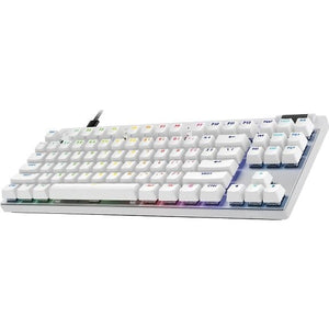 Logitech G Pro X TKL RAPID Wired Gaming Keyboard, White