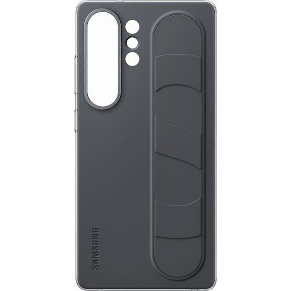 Samsung Galaxy S25 Ultra Standing Grip Protective Case, Black / Blue