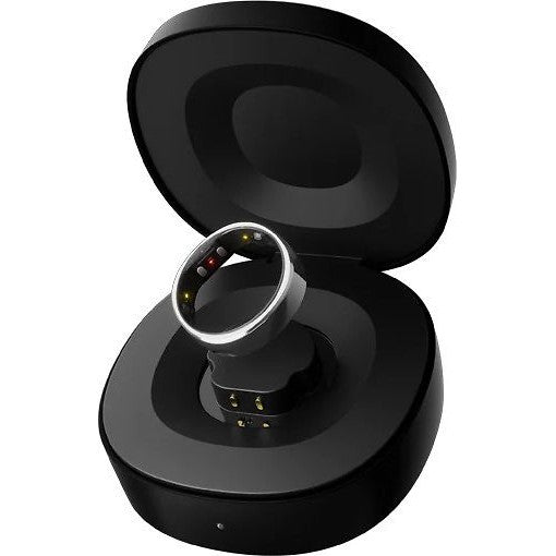 RingConn Gen 2 Smart Ring, Black, Size 9