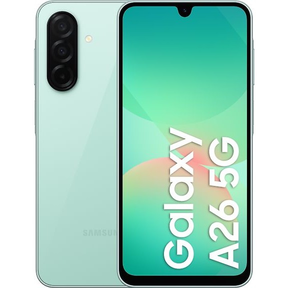 Samsung Galaxy A26 5G Phone, 256/8 GB, Mint Green