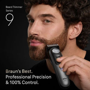 Braun Series 9 Beard Trimmer, BT9560, Chrome