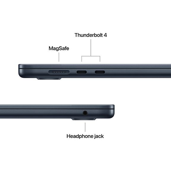 MacBook Air 15 Apple M4 16GB 256GB SSD, Midnight