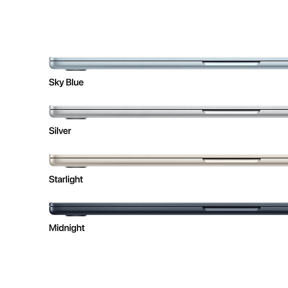 MacBook Air 15 Apple M4 16GB 256GB SSD, Midnight