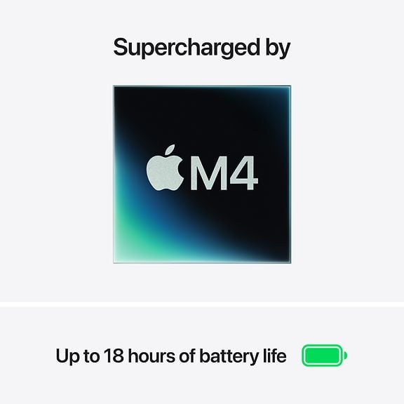 MacBook Air 15 Apple M4 16GB 256GB SSD, Midnight