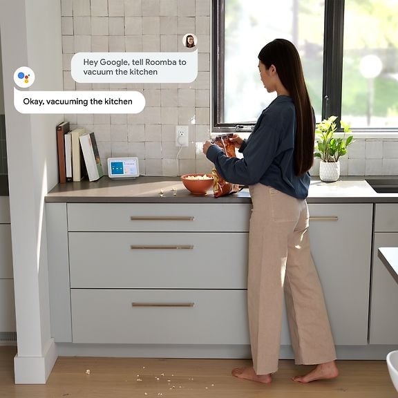 iRobot Roomba Combo 105 Robotic Vacuum Cleaner, White