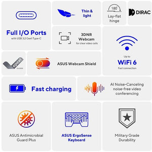 Asus Vivobook 17 Laptop F1704VA-AU042W , Windows 11