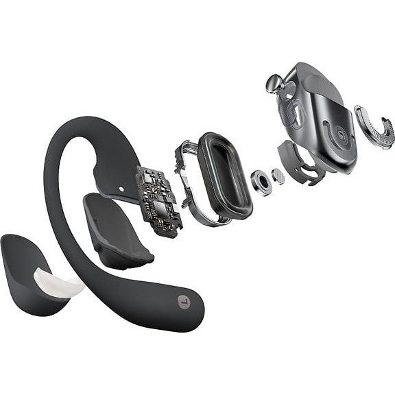 Shokz OpenFit 2+ Wireless Ear-hook Headphones, Black