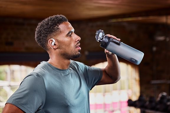 Shokz OpenFit 2+ Wireless Ear-Hook Headphones, Gray