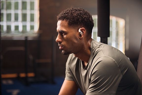 Shokz OpenFit 2+ Wireless Ear-Hook Headphones, Gray