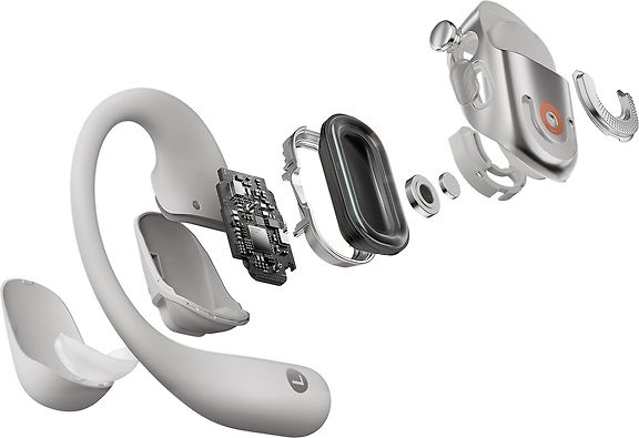 Shokz OpenFit 2+ Wireless Ear-Hook Headphones, Gray