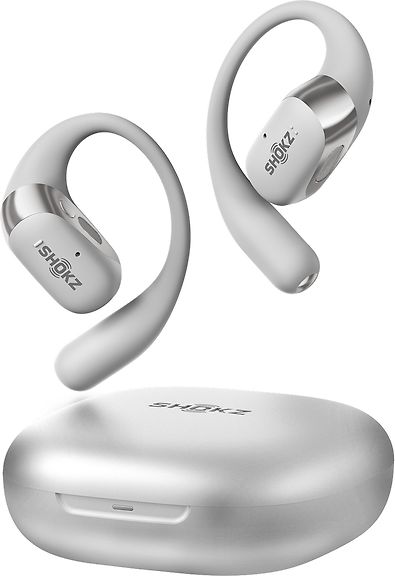 Shokz OpenFit 2+ Wireless Ear-Hook Headphones, Gray