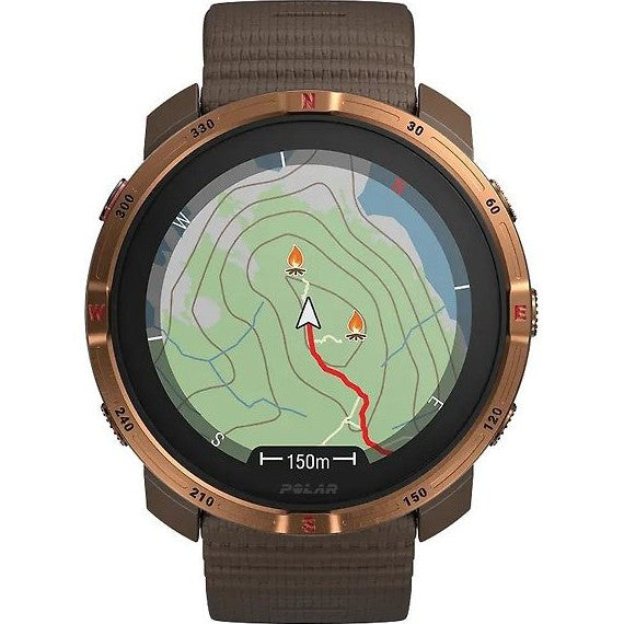 Polar Grit X2 Outdoor Watch, Small-Large, Brown