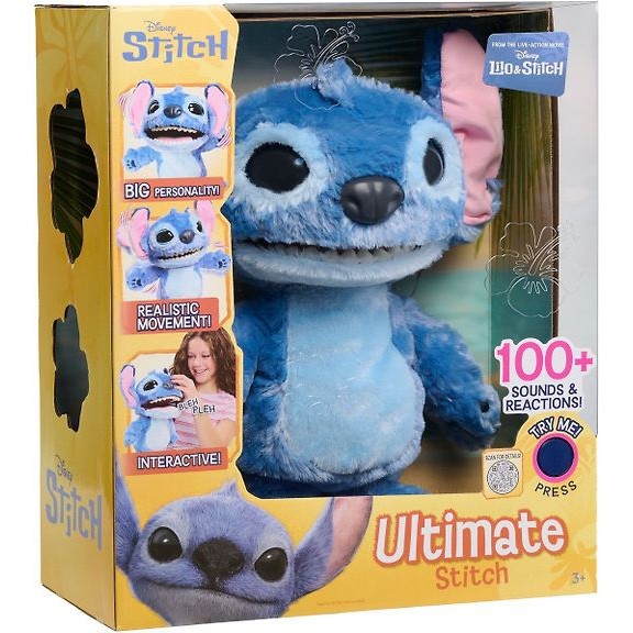 Disney Stitch, Interactive Plush Toy
