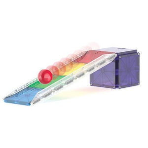 MAGNA-TILES® Rail Racer Deluxe Magnetic Marble Run, 90 pieces