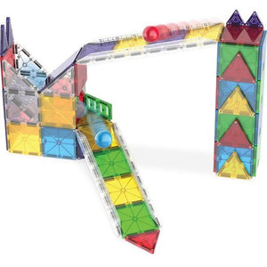 MAGNA-TILES® Rail Racer Deluxe Magnetic Marble Run, 90 pieces