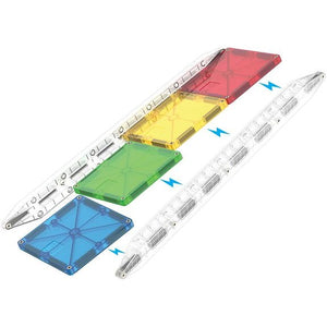 MAGNA-TILES® Rail Racer Deluxe Magnetic Marble Run, 90 pieces