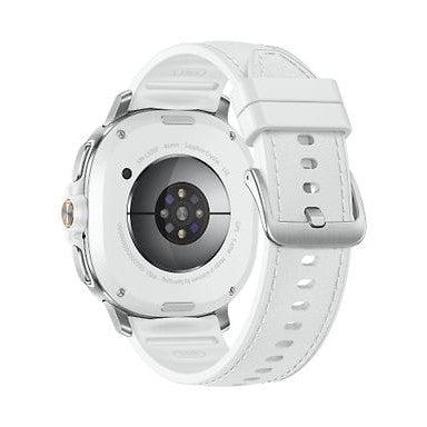 Samsung Galaxy Watch8 Classic 4G Smartwatch, 46mm, White with eSIM