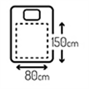 Heating blanket Adler MS 7419, white, 150 cm x 80 cm