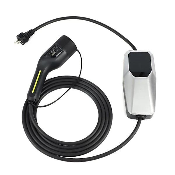 Type-2 Adjustable Electric Vehicle Charger 3.5 kW with Schuko Plug, 4m 6-16A