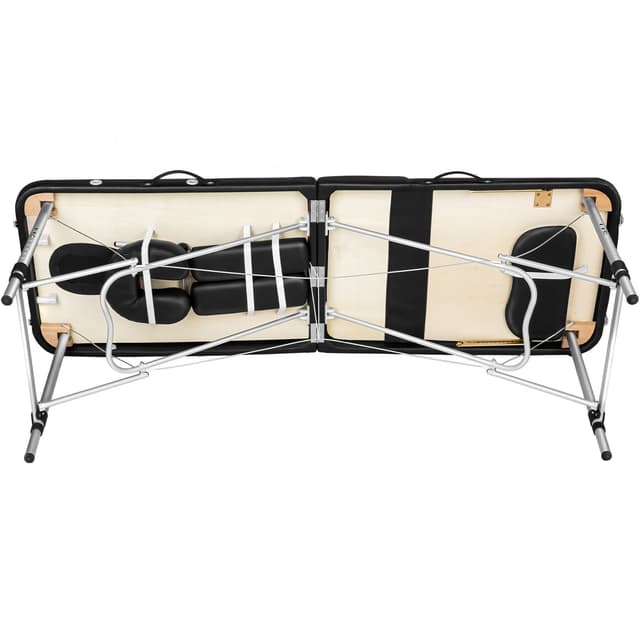 Tectake 3-Zone Massage Table with 5cm Pad and Aluminum Frame