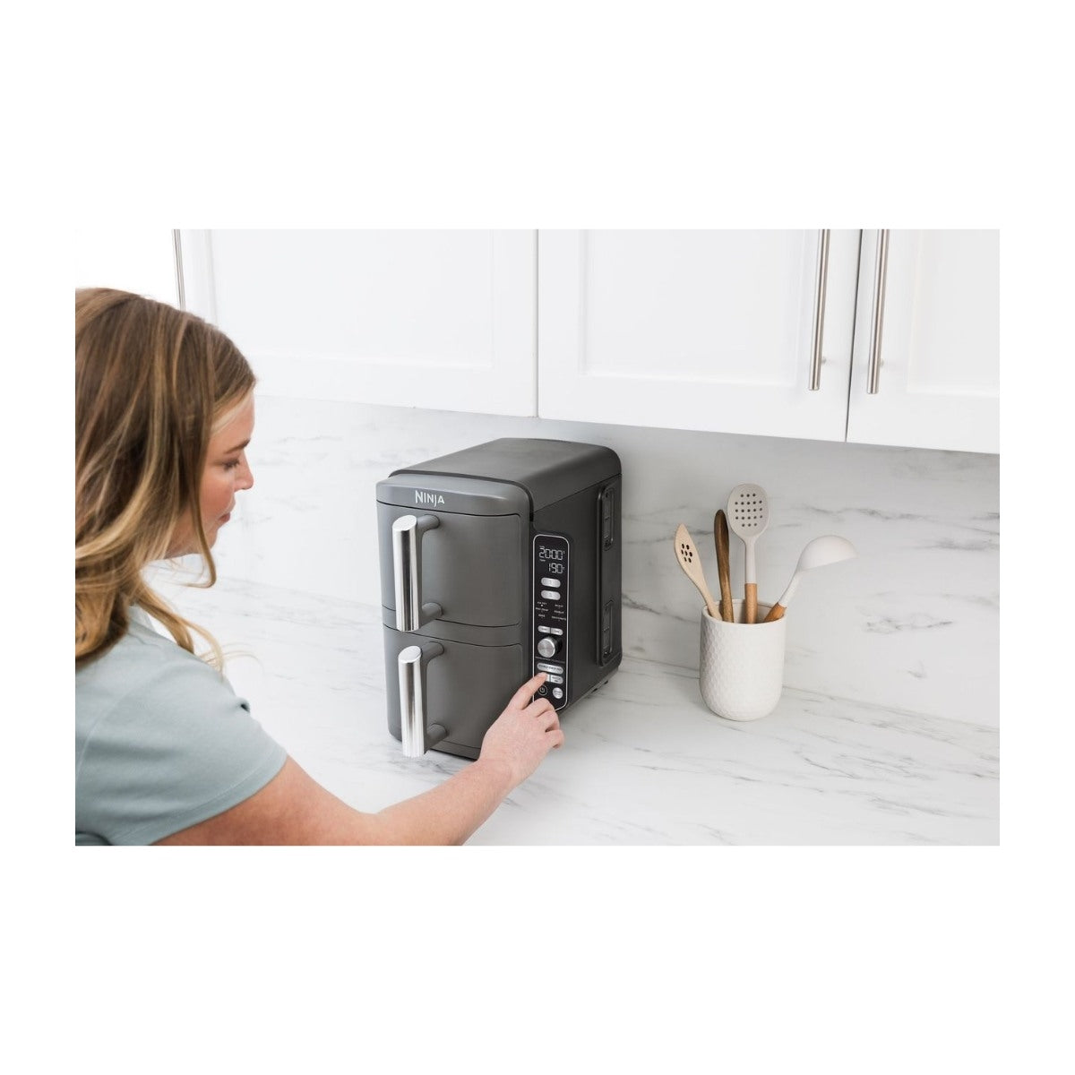 Ninja Airfryer SL400EU XL Double Stack grey
