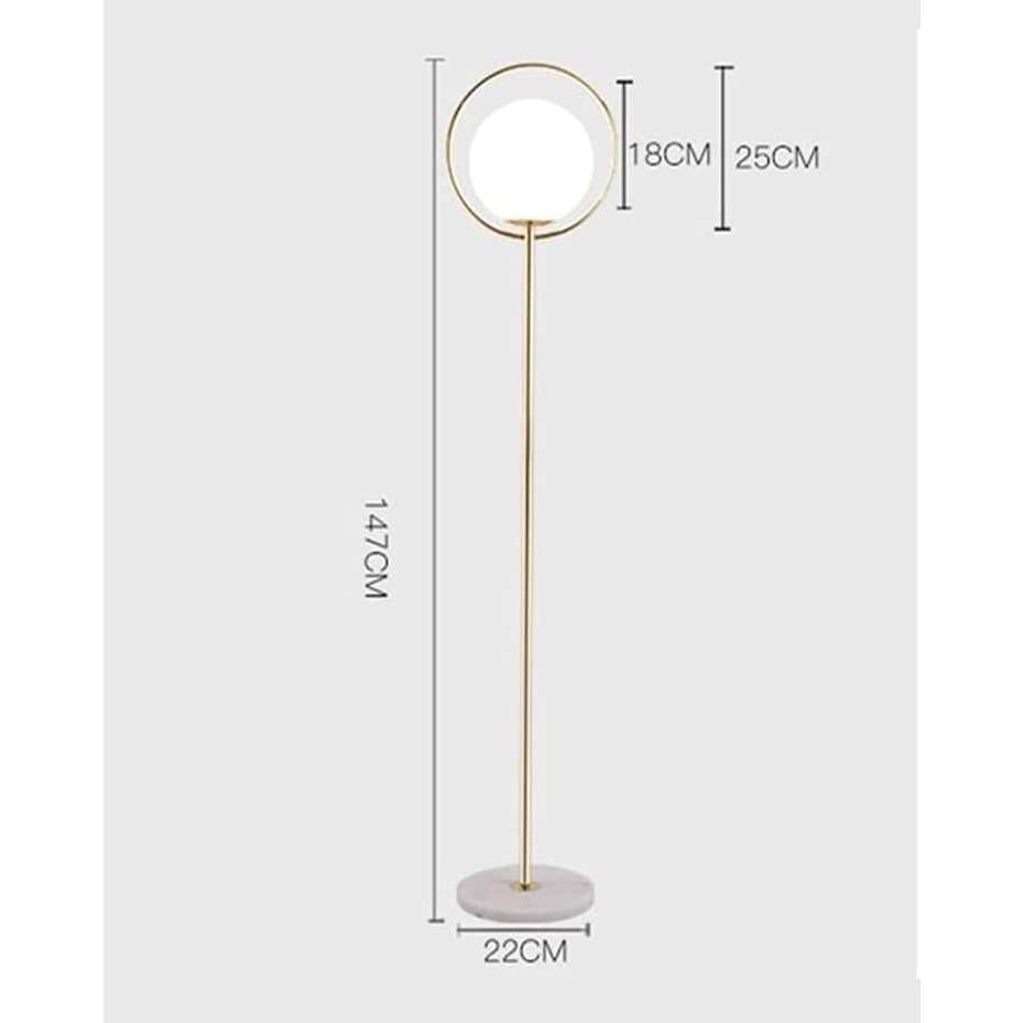 Globen Lighting Saint Floor Lamp, Gold