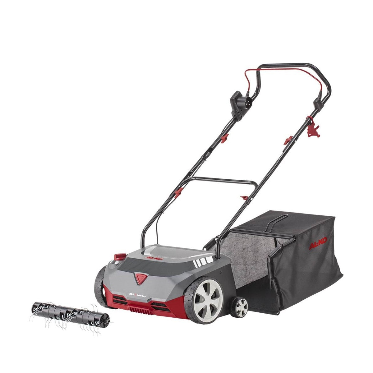 Al-Ko 38.4 E Combi Care Electric Lawn Scarifier and Aerator, Grey
