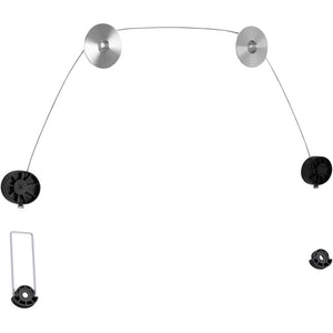 Prokord DUS-01X Wall mount - Black, silver