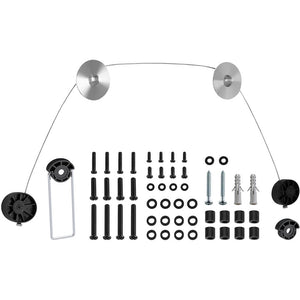 Prokord DUS-01X Wall mount - Black, silver