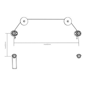 Prokord DUS-01X Wall mount - Black, silver