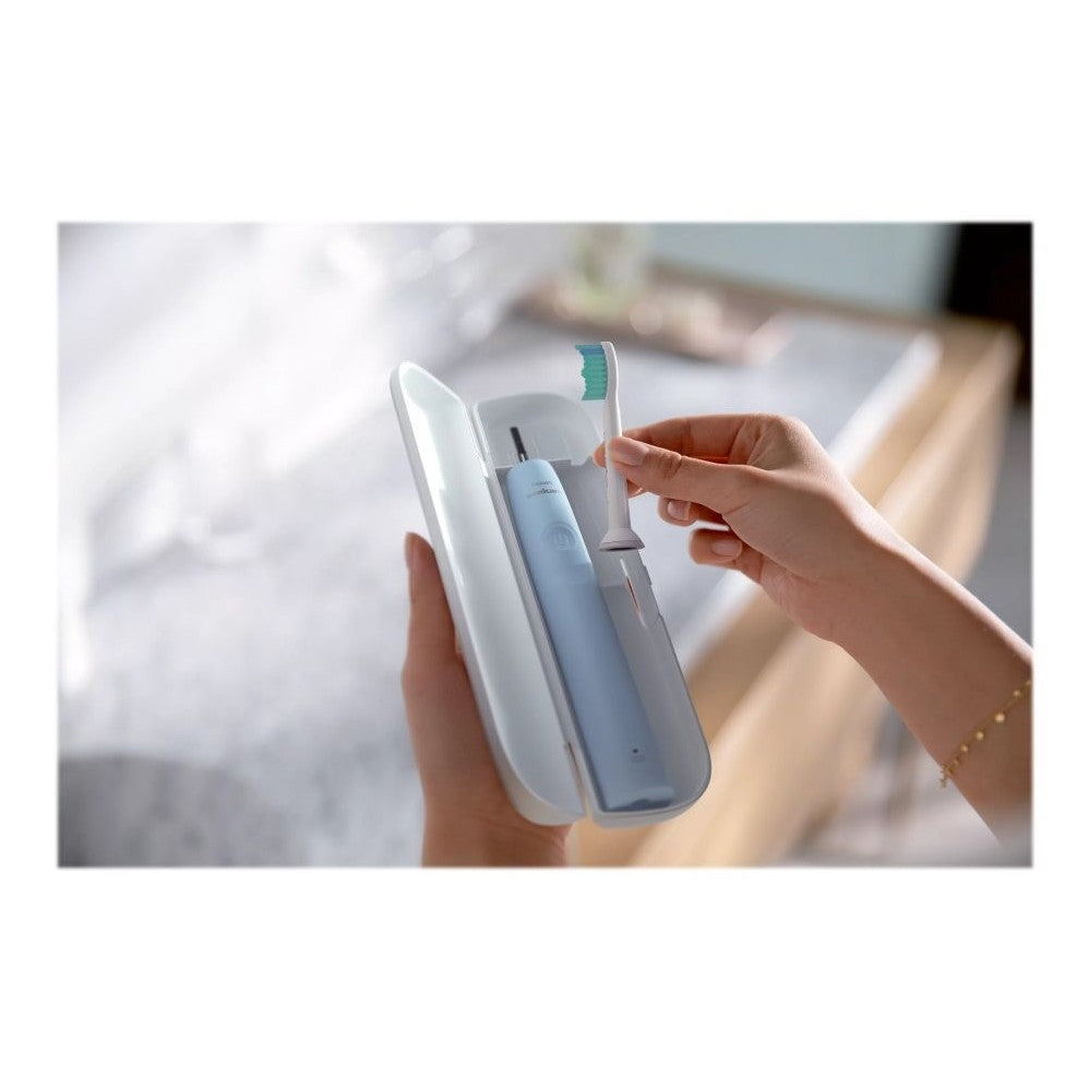 Philips 2100 Series HX3651/12 Sonic Toothbrush, Blue/White