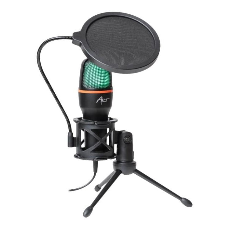 Art AC-02 USB Microphone, Matte Black