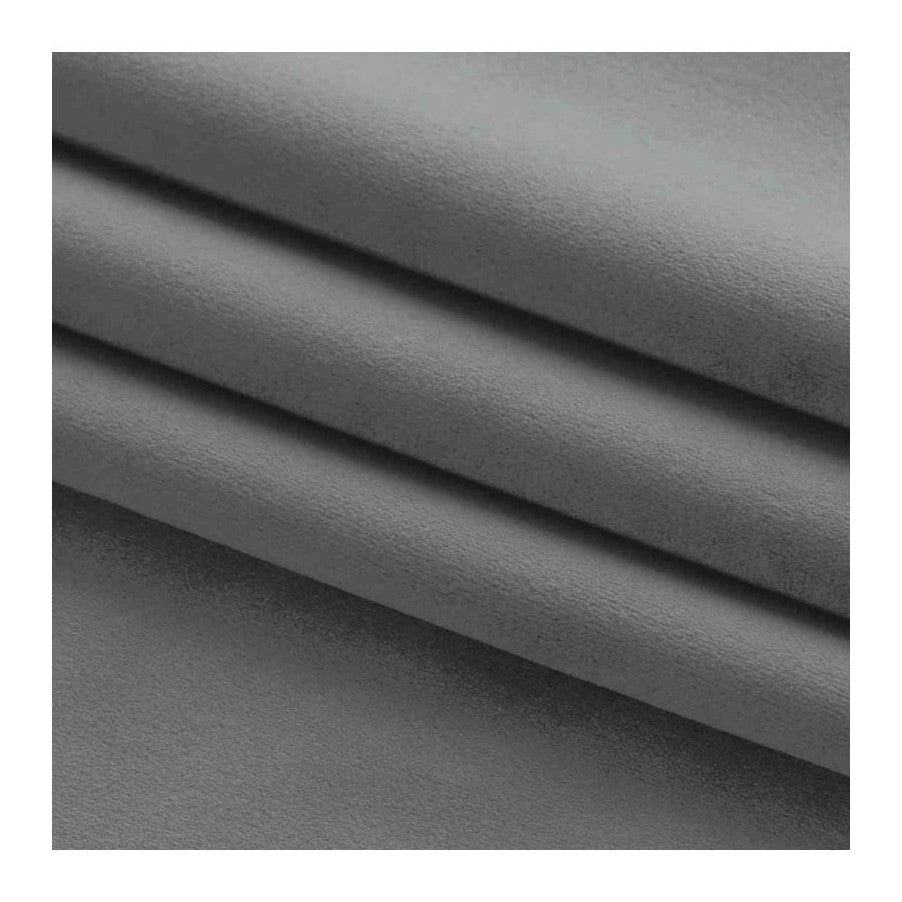 Homede Vila Velvet Curtain with Rod Pocket, Gray