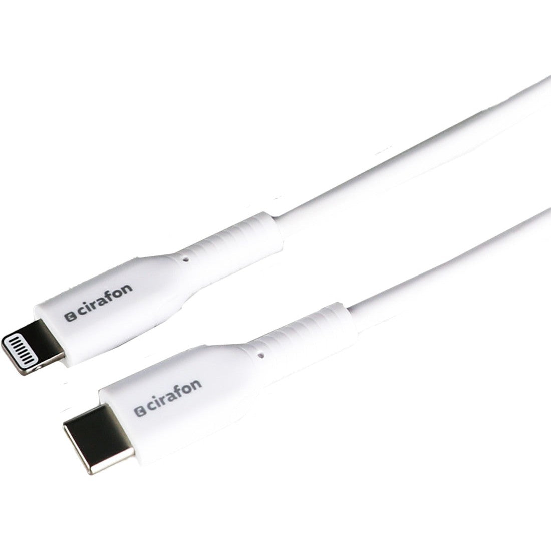 Cirafon USB-C to Lightning Charging Cable 1.2m, White