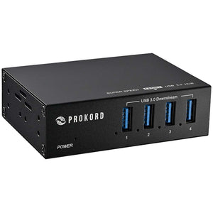 Prokord PK-MHUB04 Mountable 4-Port USB 3.0 Hub